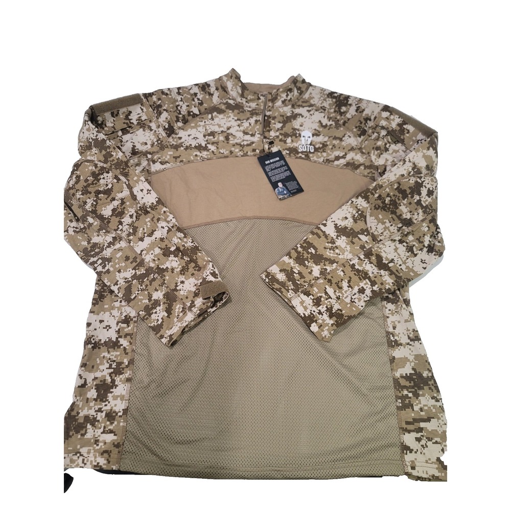 NEW Spec Ops tool gear shirt long sleeve 3x sand camo pullover